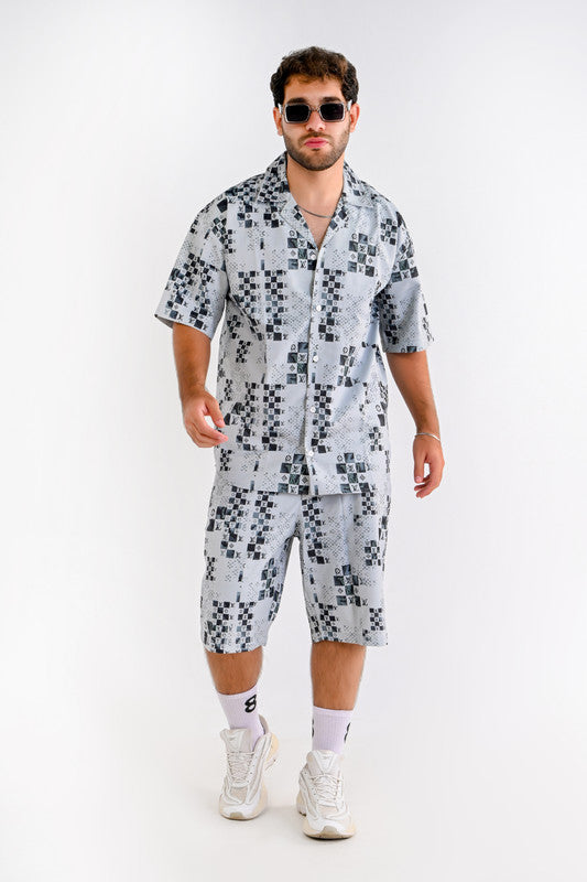 Graphic Print Set - Light Green